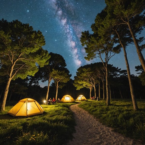 Top 4 des destinations de camping en campagne étoilées près de Royan